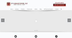 Desktop Screenshot of jvgaragedoor.com